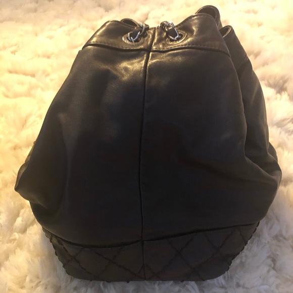 CHANEL Dark Brown Large Expandable Tote Vintage - Picture 3 of 6